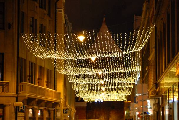 Riga a few hours before New Year