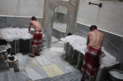 attendant, bath, hamam, istanbul, travel, turkey