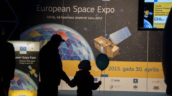 European Space Expo Dome at the Esplanāde