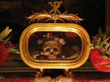relics of Saint Valentine