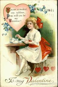 Valentine's Day postcard