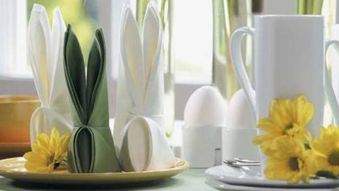 How to Fold an Easter Bunny?