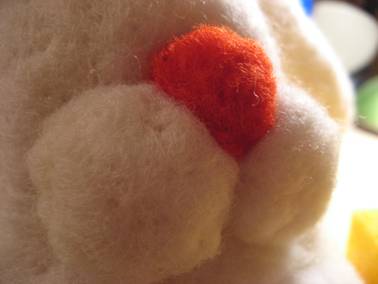 felt, handcraft, rabbit, wool