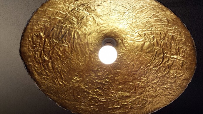 A Homemade Lamp in the Papier-Mâché Technique