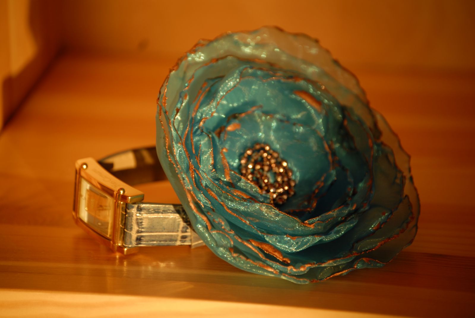 A self-made broach - flower