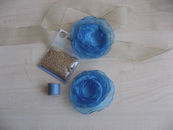 accessory, adornment, broach, fabric, flower, homemade