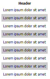 How to create zebra stripes in table? Smarty, jQuery, CSS3