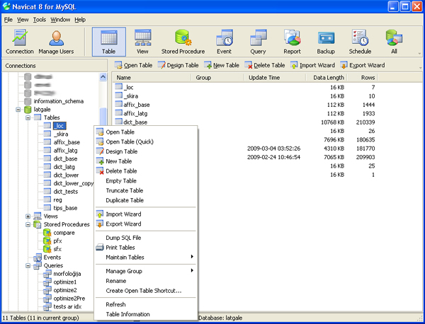 database, db, gui, mysql, navicat, oracle, postgres
