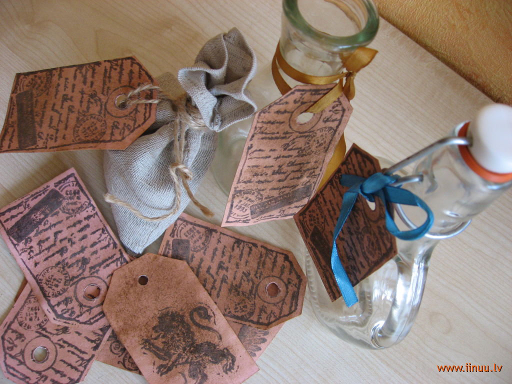 card, gift, handcraft, idea, label, stamp, vintage