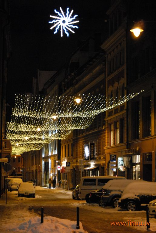 New Year, Old Town, photo, Riga