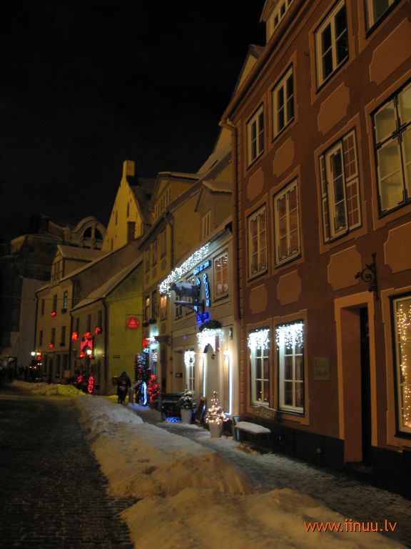 New Year, Old Town, photo, Riga