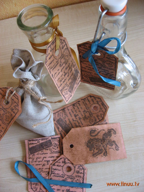 card, gift, handcraft, idea, label, stamp, vintage